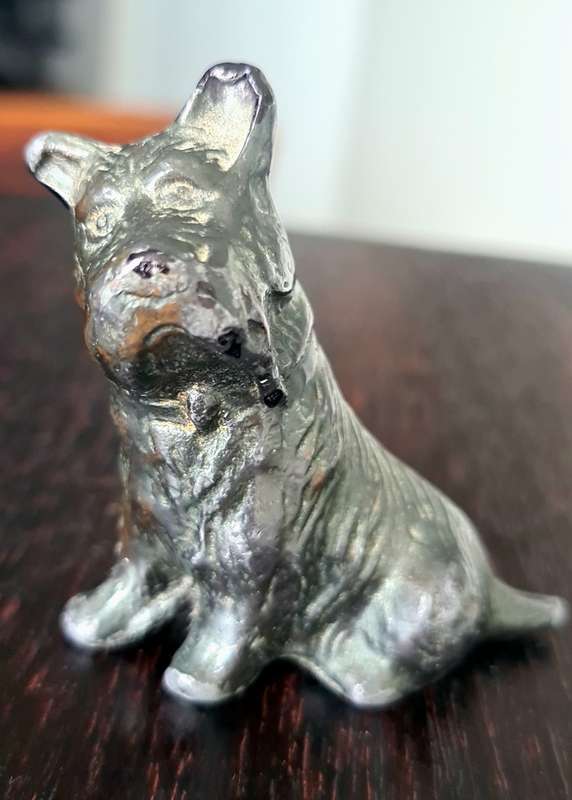 Vintage Cast Metal Scottie Scottish Terrier