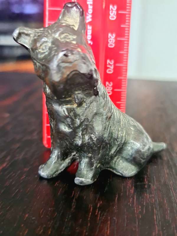 Vintage Cast Metal Scottie Scottish Terrier
