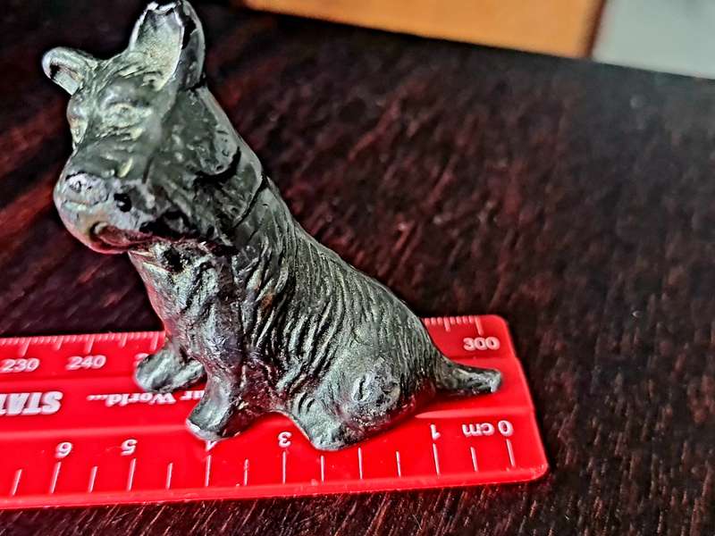 Vintage Cast Metal Scottie Scottish Terrier