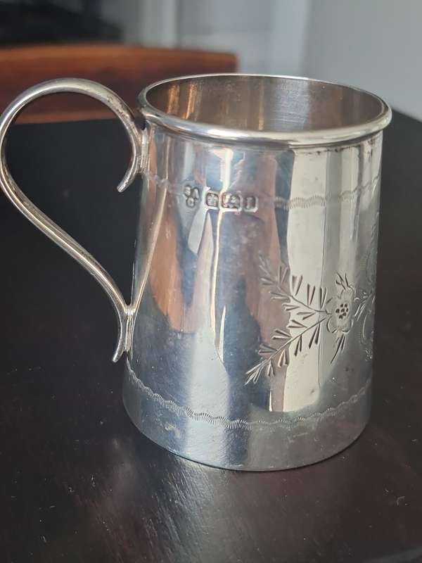 92gram Sterling Silver Christening Mug