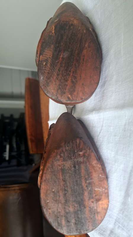 Vintage Pair of Wooden Water Birds