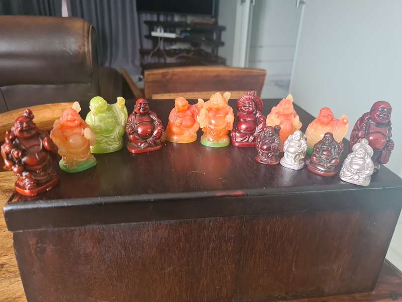 Collectable 14 unique  Buddha Figurines