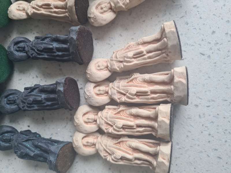 Twenty Three Ornate Chess pieces