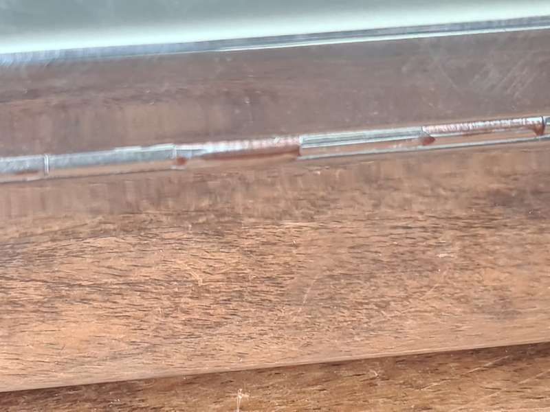 Keepsake Silver Box with Wood Inlay