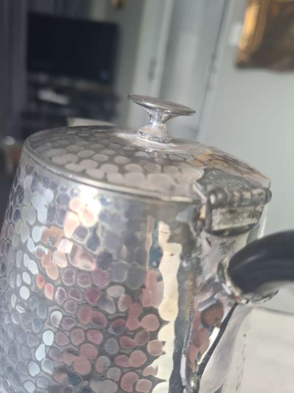 Knighthood Pewter Hand Hammered Teapot