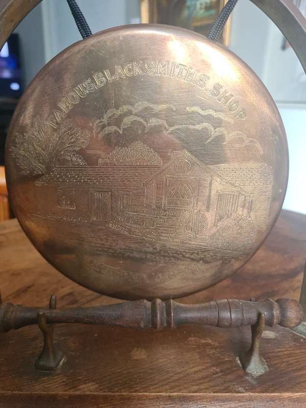 Vintage Dinner Gong - Famous Blacksmiths Shop Gretna Green