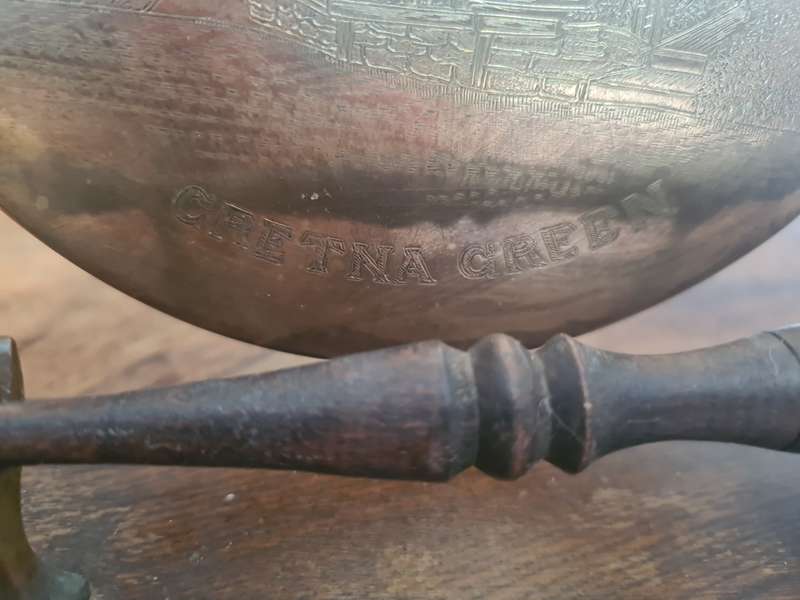 Vintage Dinner Gong - Famous Blacksmiths Shop Gretna Green
