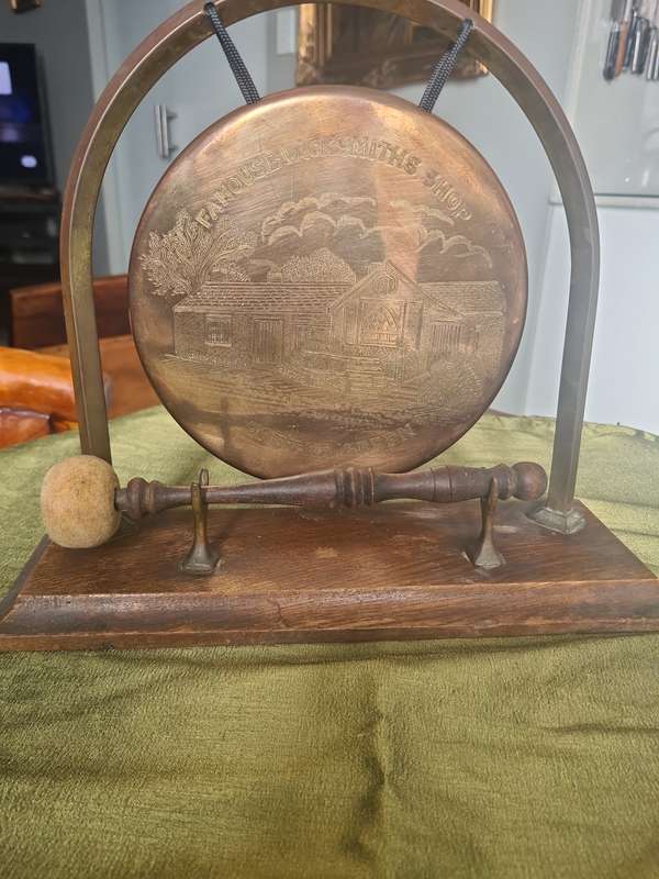 Vintage Dinner Gong - Famous Blacksmiths Shop Gretna Green