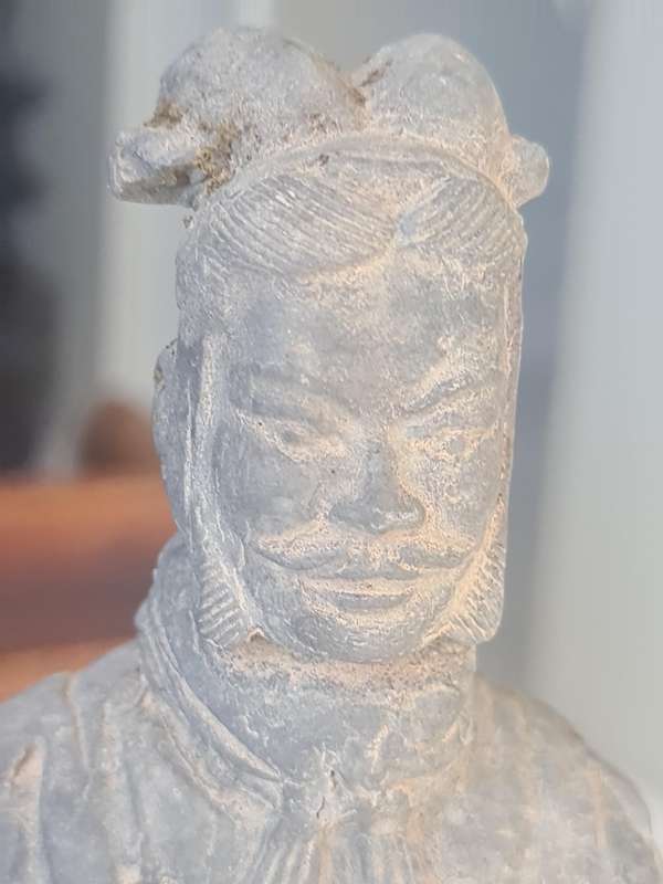 Chinese Warriors Figurines | 2 China Terracotta Warriors | Xian Soldier Statues