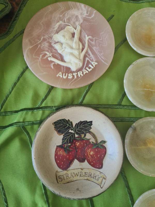 Job lot of small plate or coasters