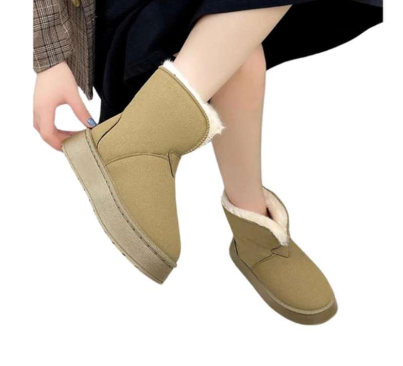 Winter Fur-Lined Boots  Cozy Comfort for Cold Days