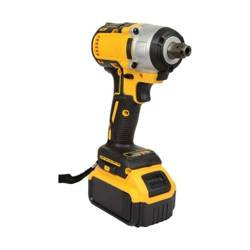 2 Piece Cordless Angle Grinder & Impact Torque Wrench 2 Batteries & Gloves