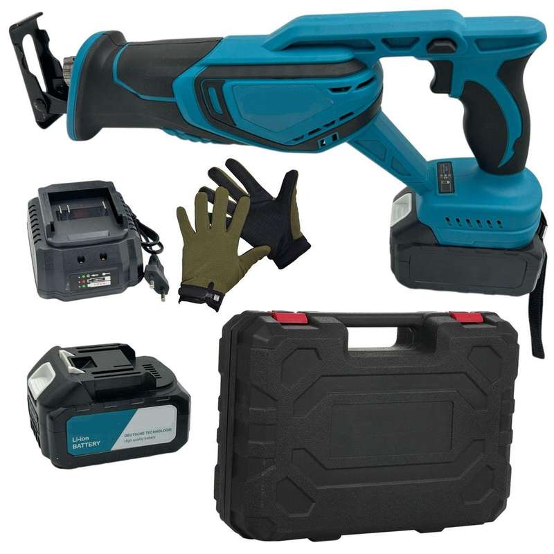 DEFECTIVE 36V Wireless Reciprocating Saw - 6 Pc Lithium Electric Sabre Saw Kit