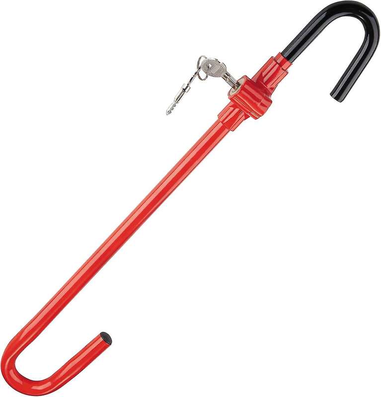 Steering Wheel Brake Lock Vehicle Anti Theft Security Brake Pedal Lock with Keys