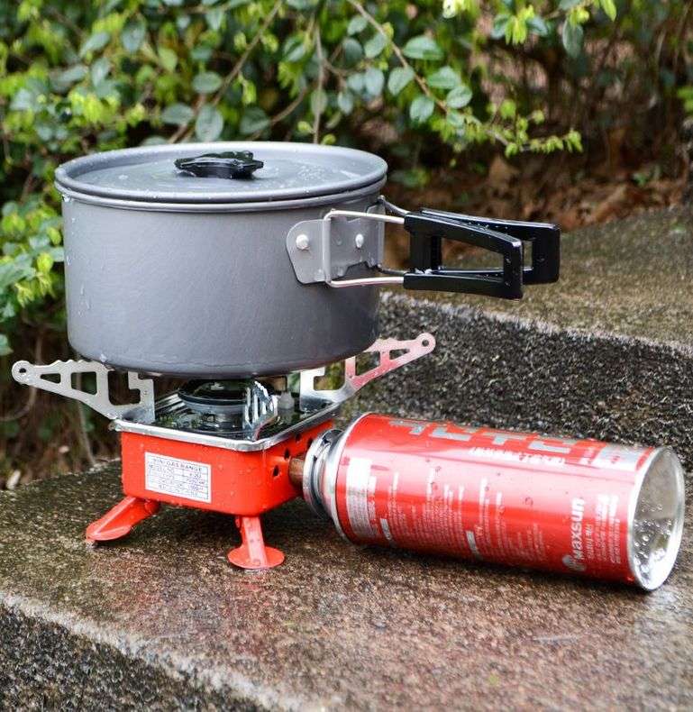 Foldable Ultralight Square Camping Card Stove for Camping & Hiking