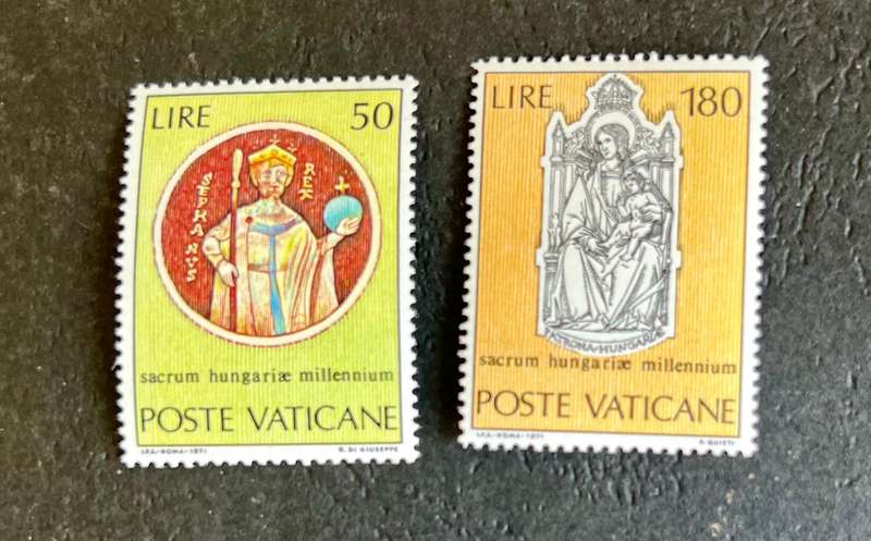 Vatican City -- year 1967 Unmounted complete set of 2 ----Laici--- bid per stamp