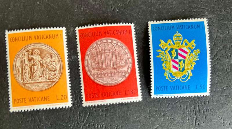 Vatican City -- year 1970 Unmounted complete set of 3 --Cuncilium   --bid per stamp