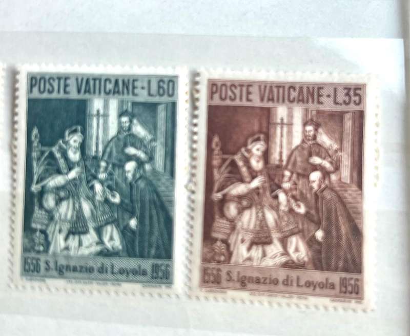 Vatican City -- year 1956 unmounted complete set of 2 ---Ignazio---bid per stamp