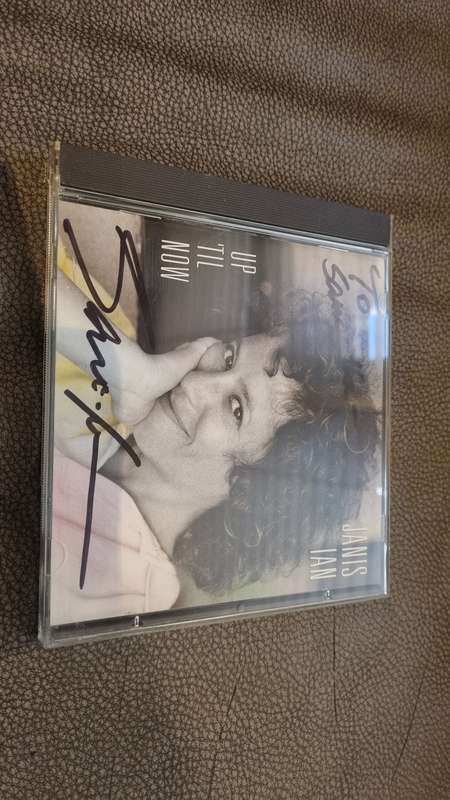 Janis Ian CD SIGNED AND INSCRIBED.  Up 'Til Now.