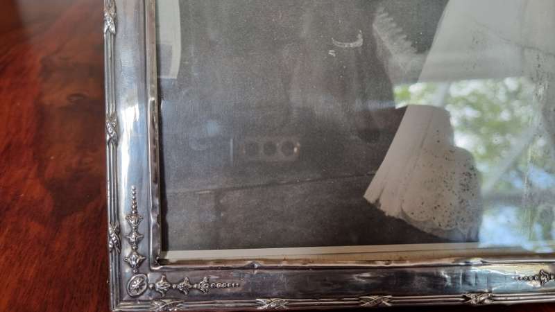 Sterling Silver Picture Frame. Hallmarked 1939. Beautiful antique.