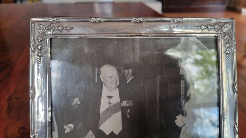 Sterling Silver Picture Frame. Hallmarked 1939. Beautiful antique.