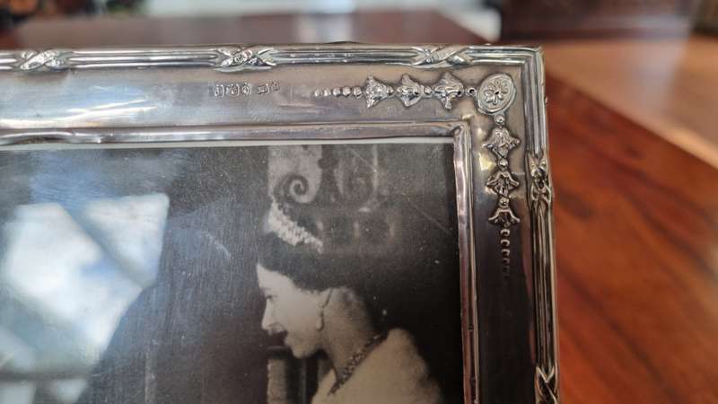 Sterling Silver Picture Frame. Hallmarked 1939. Beautiful antique.
