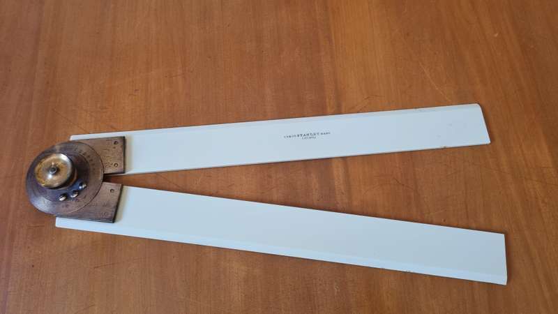 Vintage 12 inch Isograph Stanley Tool Mark. Pristine condition. 1912-1931.  Drawing instrument.