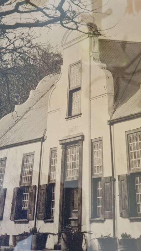 Arthur Elliott SIGNED Real Photograph of  Kronendal Cape Dutch House, Hout Bay, Cape Town, c. 1905