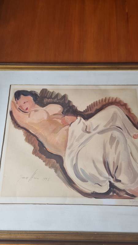 IRMA STERN. Study of a Nude, 1948. Limited Portfolio Print 201/250.