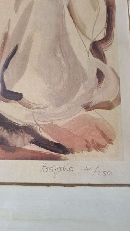 IRMA STERN. Study of a Nude, 1948. Limited Portfolio Print 201/250.