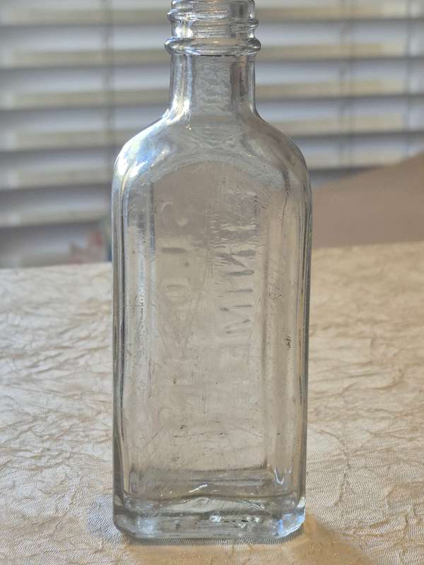 Sloan's Liniment Embossed Bottle. Excellent condition.