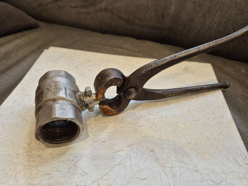 Ball Valve Bretten DR  PN 20 DN 25 Diameter 25mm.  Chrome Ball. All Metal. Apertures 30  mm.
