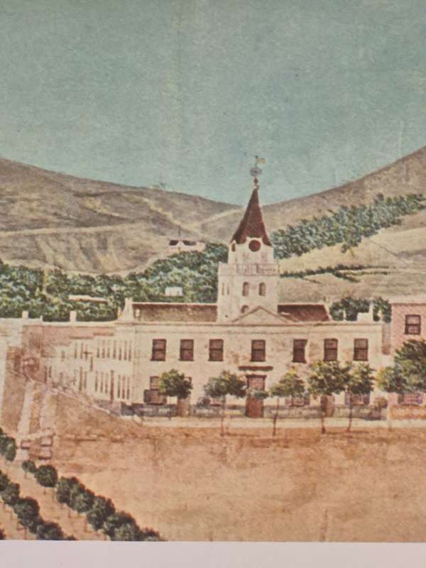 Josephus Jones (1768-1811). View of Grand Parade, Cape Town, 1808. Large Colour Print.