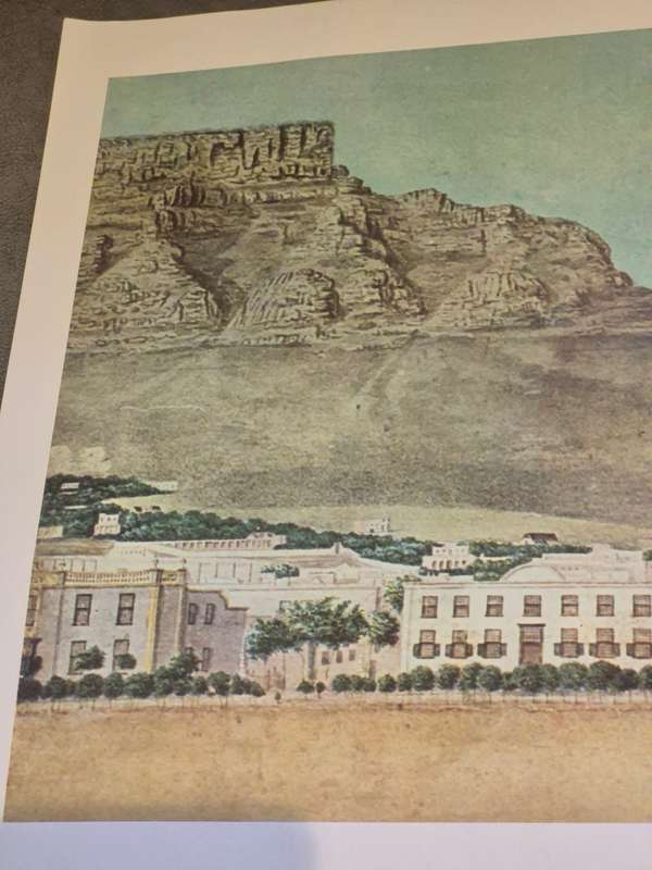 Josephus Jones (1768-1811). View of Grand Parade, Cape Town, 1808. Large Colour Print.