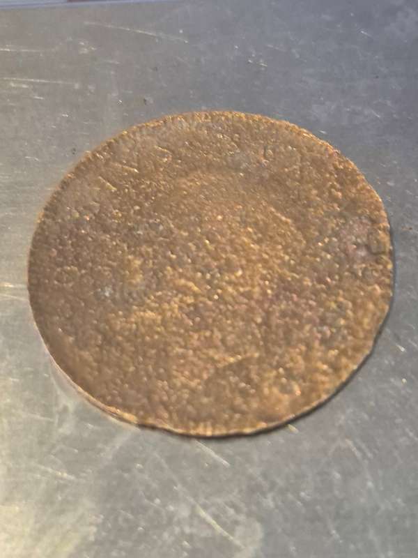 Very Thin South Africa Penny  1950 George VI 1 mm thick, 5.3 grams. 56% of designated weight! Oddity