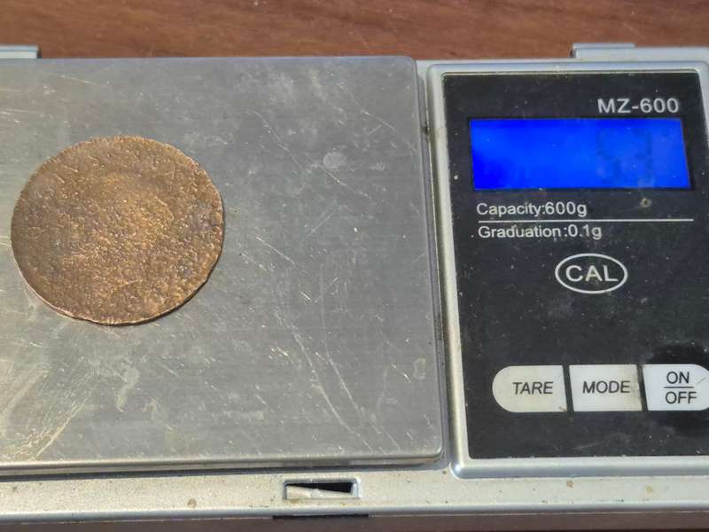 Very Thin South Africa Penny  1950 George VI 1 mm thick, 5.3 grams. 56% of designated weight! Oddity