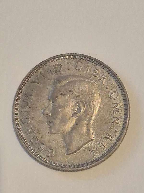 1937  1 Shilling Silver SPECIMEN COIN!