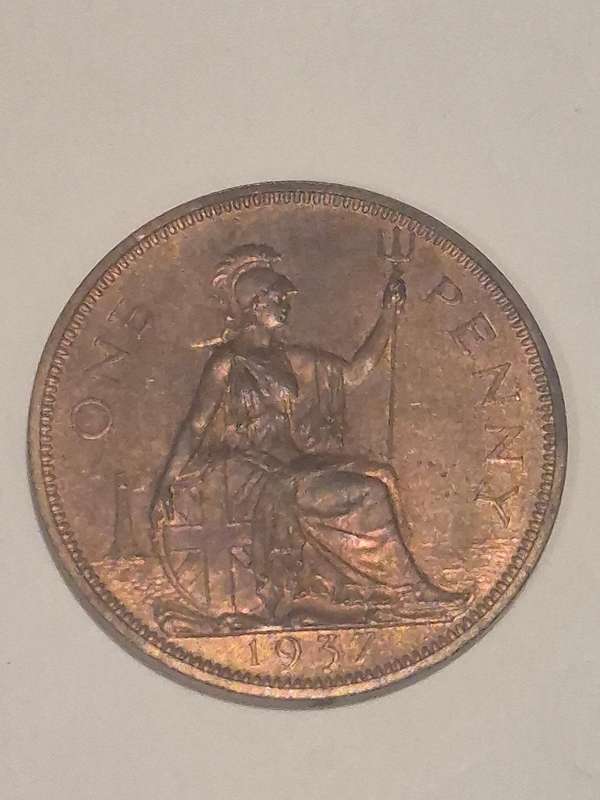 1937  Penny SPECIMEN COIN!
