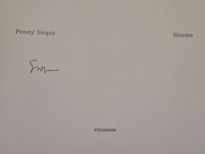 PENNY SIOPIS! Grief and Shame. Signed Limited Edition in Slipcase ( limited to 100)
