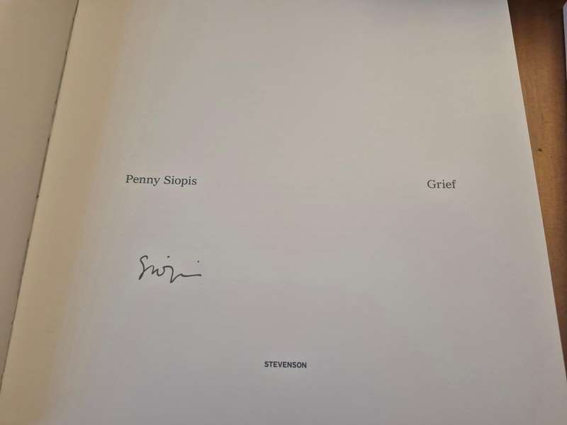 PENNY SIOPIS! Grief and Shame. Signed Limited Edition in Slipcase ( limited to 100)