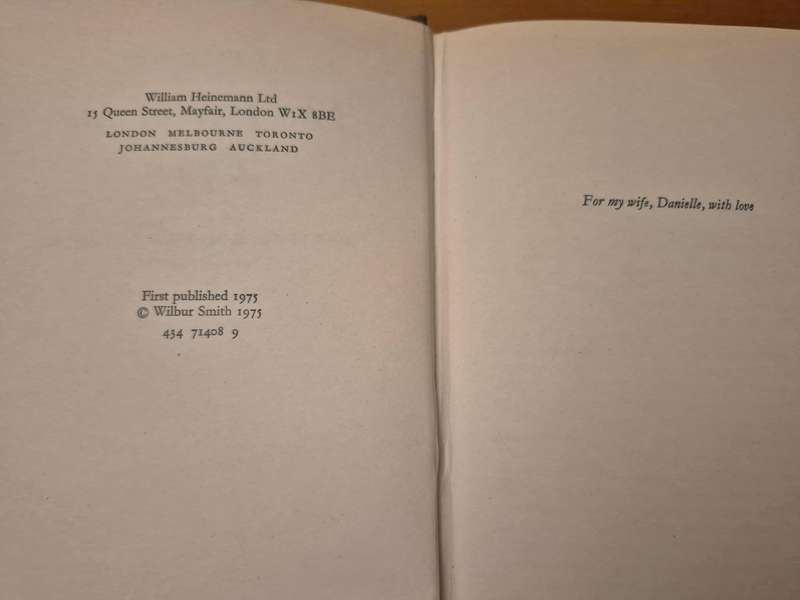 The Eye of the Tiger. FIRST EDITION. Smith, Wilbur