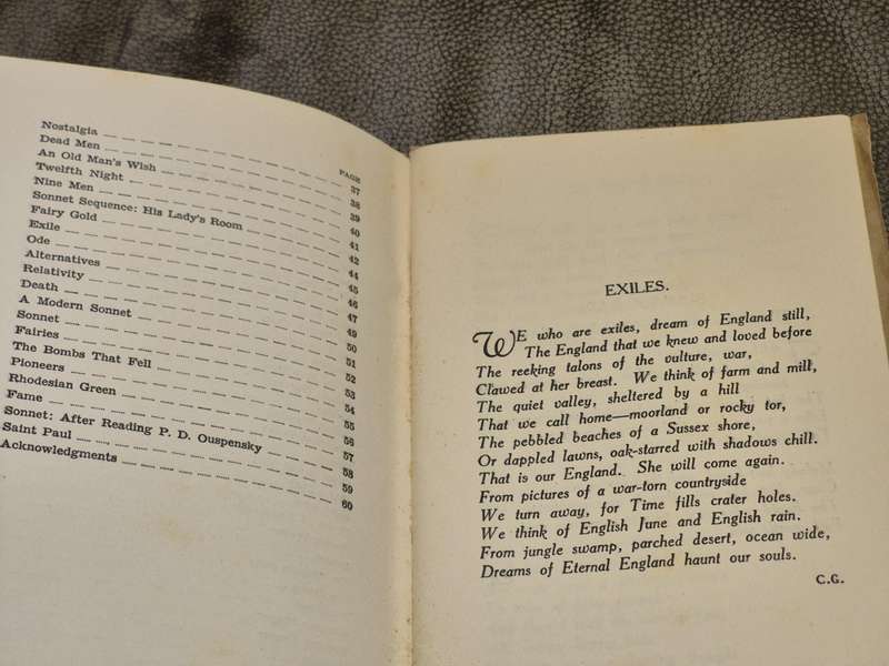 Greetings from Rhodesia. Poems. Gardiner, J.B. and Cecil Gardiner.
