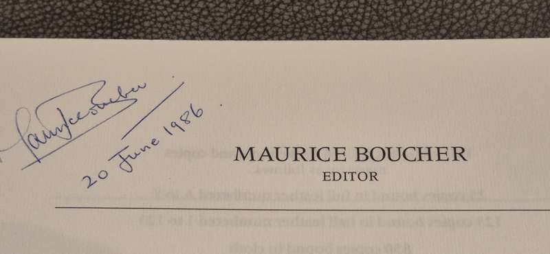 Livingstone Letters 1843 to 1872 Boucher, Maurice ( Editor ), David Livingstone.SIGNED BY EDITOR!
