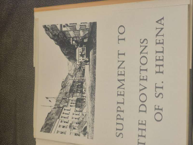 The Dovetons of St. Helena. A Family History. SIGNED NUMBERED 140 OF ONLY 300