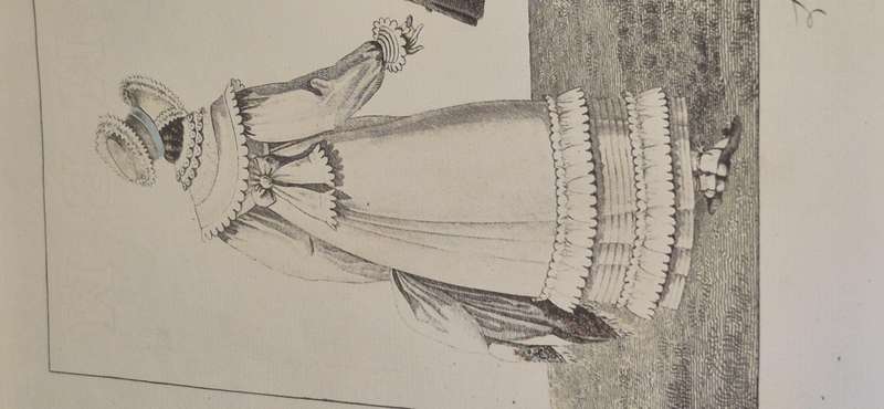 Les Petites Marionnettes. Amazing French 1815 Paris Engraving. The little puppets. Costume Print.