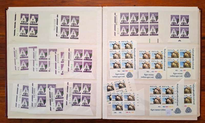 RSA 1st & 3rd Definitives collection of all mint controls in 16pg/32 side lighthouse controls album