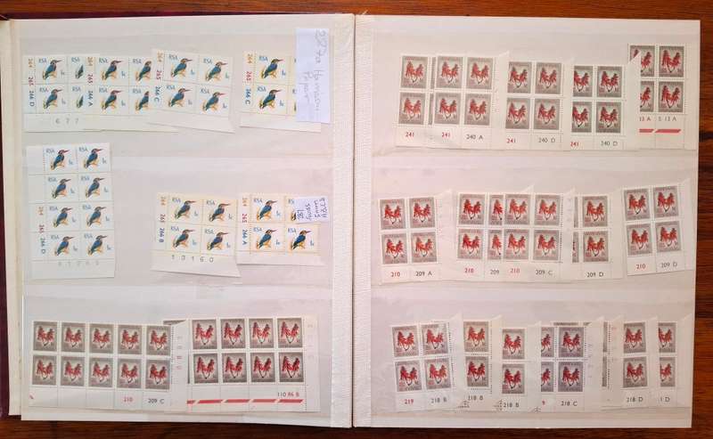 RSA 1st & 3rd Definitives collection of all mint controls in 16pg/32 side lighthouse controls album