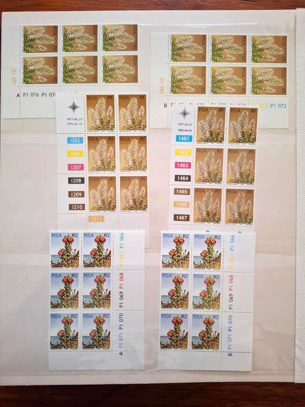 RSA 1st & 3rd Definitives collection of all mint controls in 16pg/32 side lighthouse controls album
