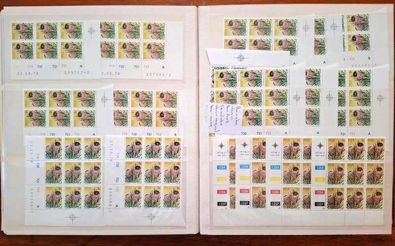 RSA 1st & 3rd Definitives collection of all mint controls in 16pg/32 side lighthouse controls album