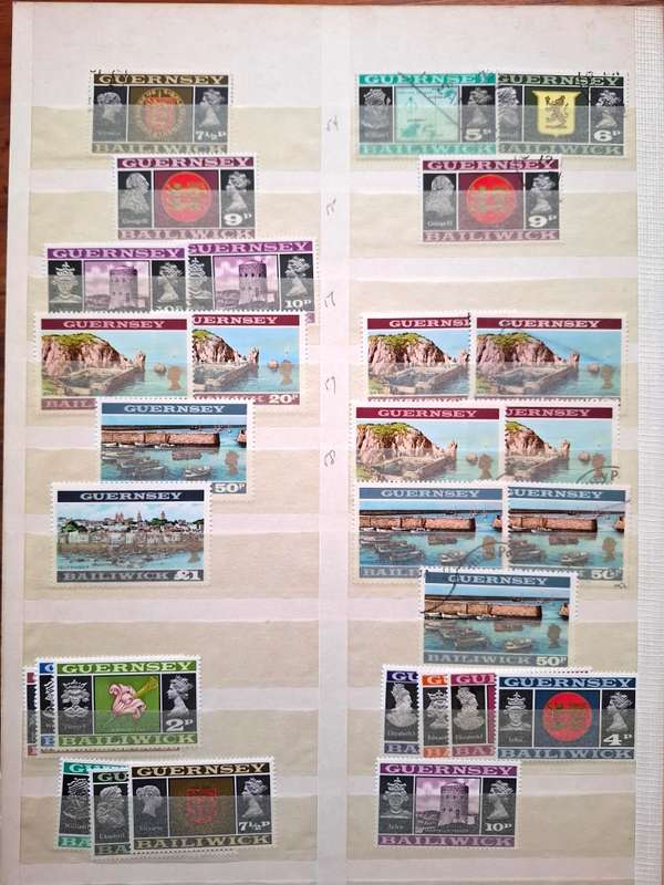 Dealers Bulk Mint Guernsey collection in 16 pg/32 side stockbook - see images - not all shown